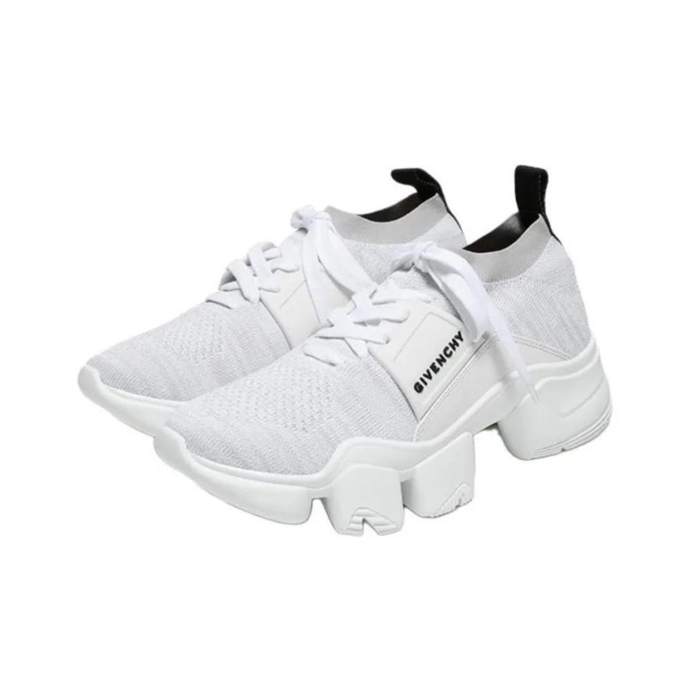 Givenchy Jaw Low-Top White Chunky Sneakers